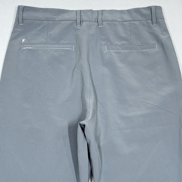 Primo Pants Mens 32 Tall Grey Jogger Performance Golf Activewear Stretch 32x30 - Picture 9 of 14